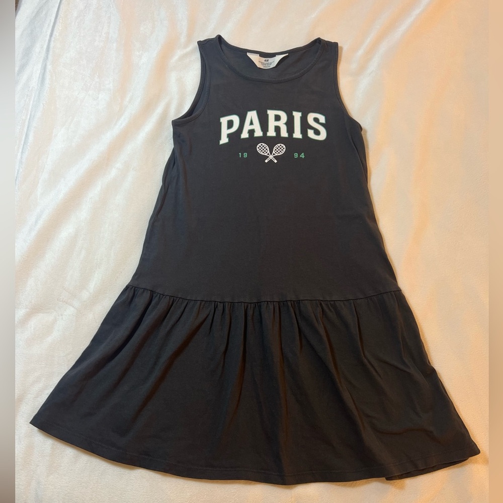H&M Black Sleeveless Paris‎ Dress for Kids
